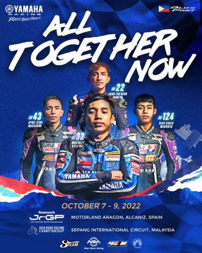 Photo post from Yamaha Racing Philippines.