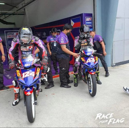 Photo post from Yamaha Racing Philippines.