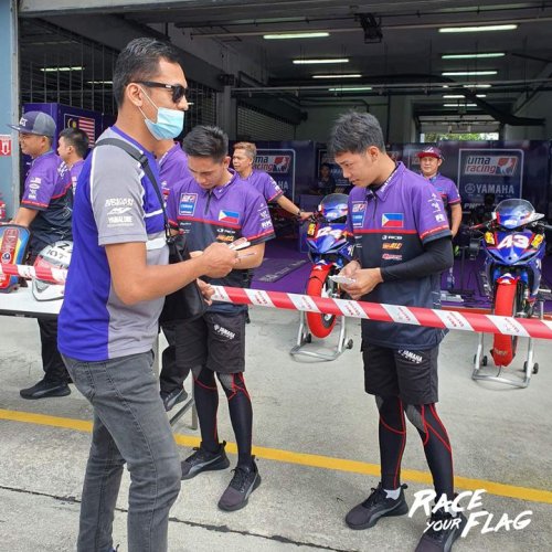 Carousel post from Yamaha Racing Philippines.