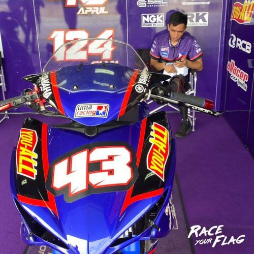 Carousel post from Yamaha Racing Philippines.