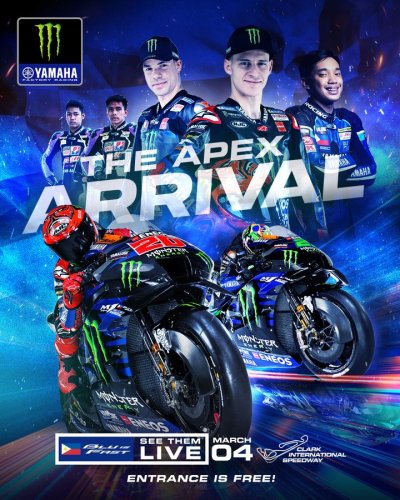 Photo post from Yamaha Racing Philippines.