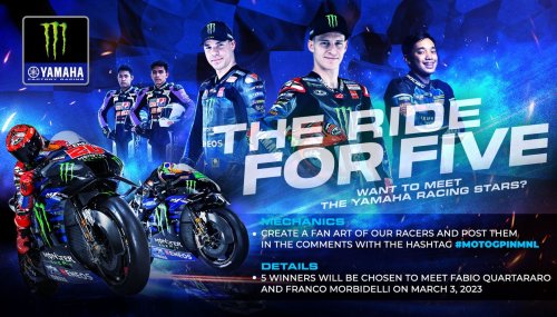Photo post from Yamaha Racing Philippines.