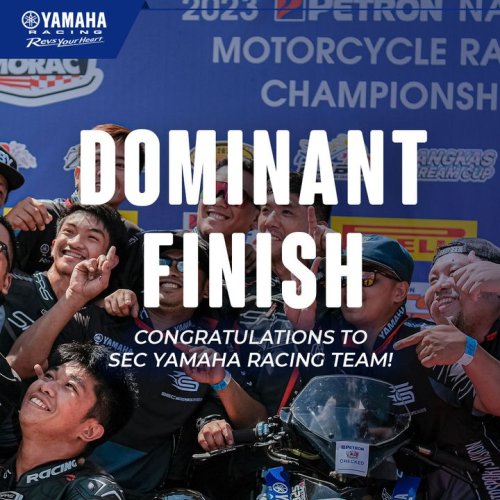 Carousel post from Yamaha Racing Philippines.