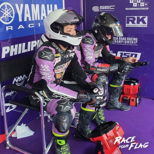 Carousel post from Yamaha Racing Philippines.
