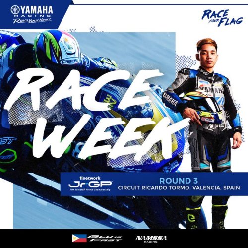 Photo post from Yamaha Racing Philippines.