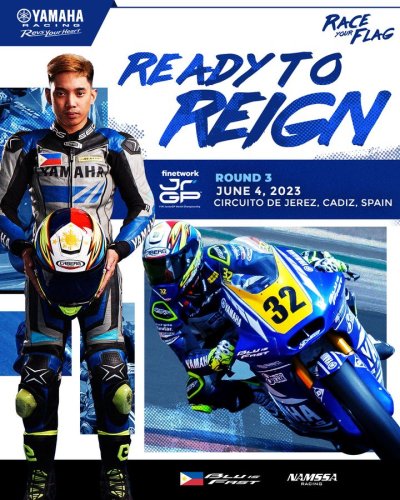 Photo post from Yamaha Racing Philippines.