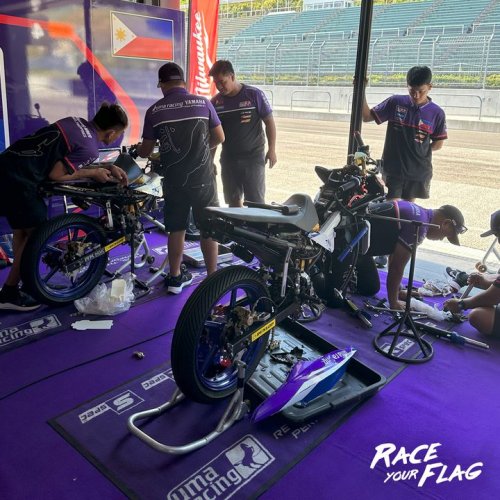 Photo post from Yamaha Racing Philippines.