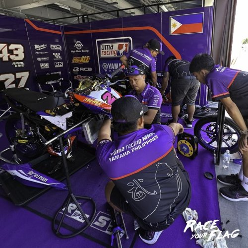 Photo post from Yamaha Racing Philippines.