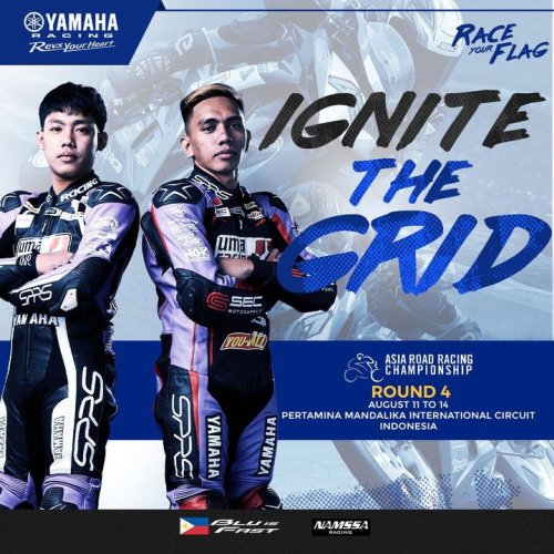 Photo post from Yamaha Racing Philippines.