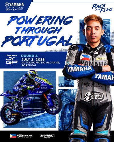 Photo post from Yamaha Racing Philippines.