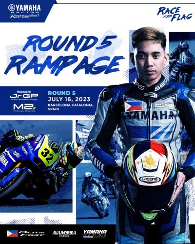 Photo post from Yamaha Racing Philippines.