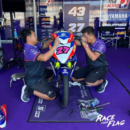 Carousel post from Yamaha Racing Philippines.