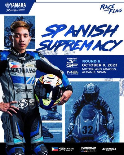 Photo post from Yamaha Racing Philippines.