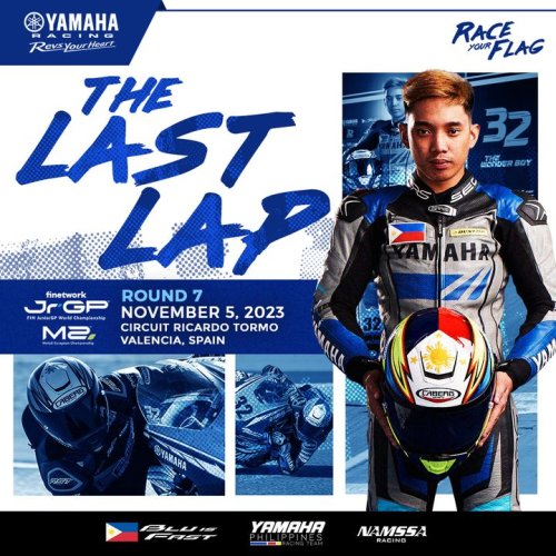 Photo post from Yamaha Racing Philippines.