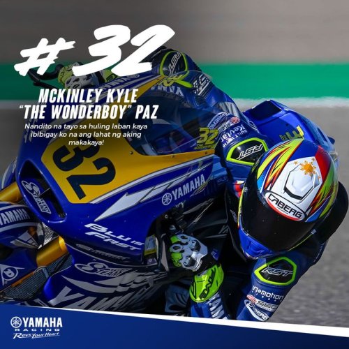 Photo post from Yamaha Racing Philippines.