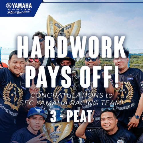 Carousel post from Yamaha Racing Philippines.