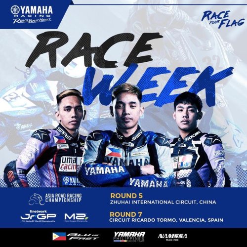 Photo post from Yamaha Racing Philippines.