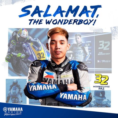 Photo post from Yamaha Racing Philippines.