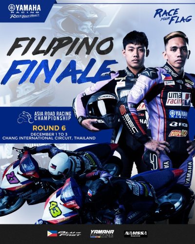 Photo post from Yamaha Racing Philippines.