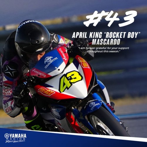 Photo post from Yamaha Racing Philippines.