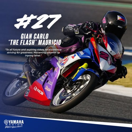 Photo post from Yamaha Racing Philippines.