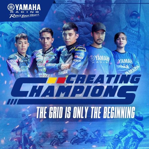 Photo post from Yamaha Racing Philippines.
