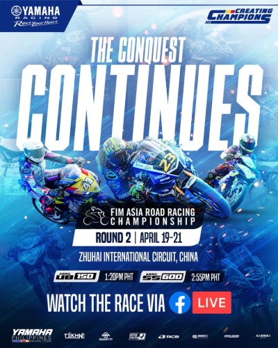 Photo post from Yamaha Racing Philippines.