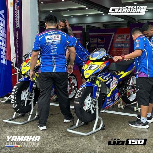 Carousel post from Yamaha Racing Philippines.