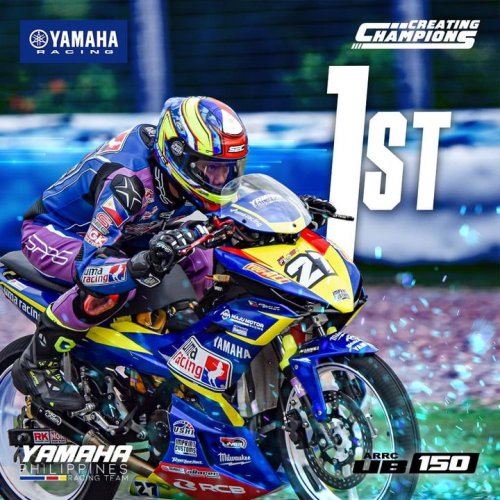 Carousel post from Yamaha Racing Philippines.