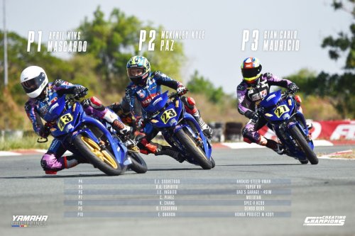 Photo post from Yamaha Racing Philippines.