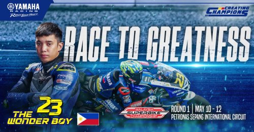 Photo post from Yamaha Racing Philippines.