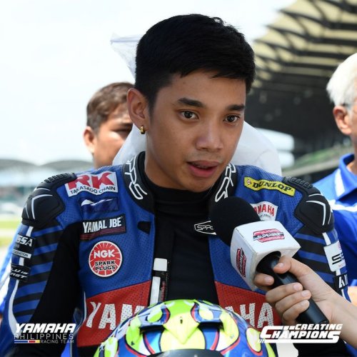 Photo post from Yamaha Racing Philippines.