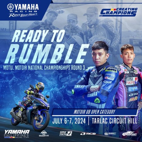 Photo post from Yamaha Racing Philippines.
