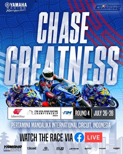 Photo post from Yamaha Racing Philippines.