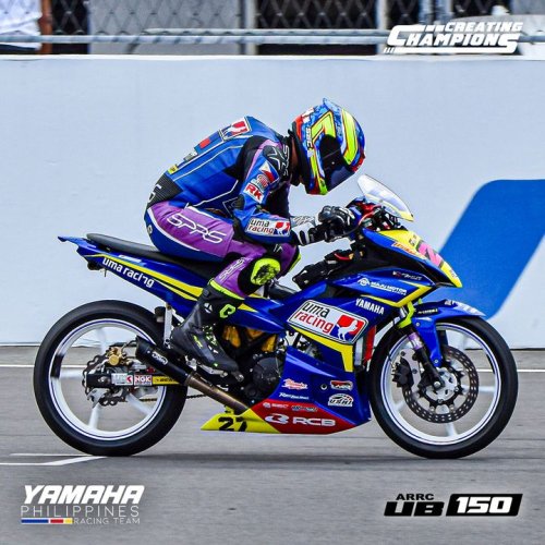 Photo post from Yamaha Racing Philippines.