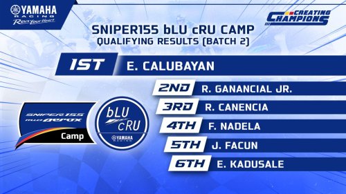 Carousel post from Yamaha Racing Philippines.