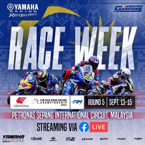 Photo post from Yamaha Racing Philippines.