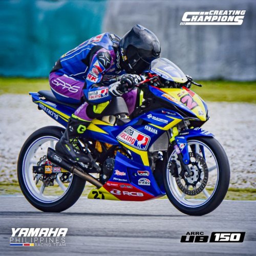 Carousel post from Yamaha Racing Philippines.