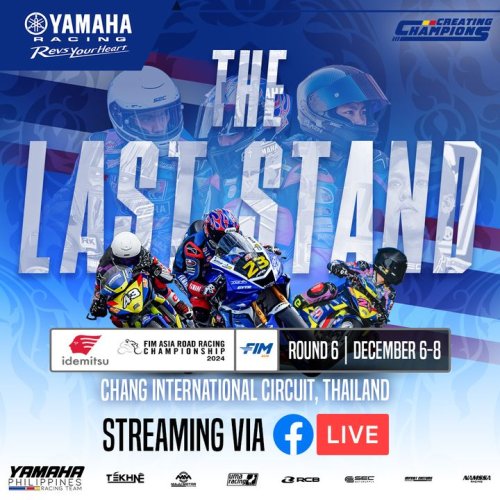Photo post from Yamaha Racing Philippines.