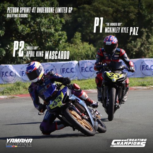 Carousel post from Yamaha Racing Philippines.