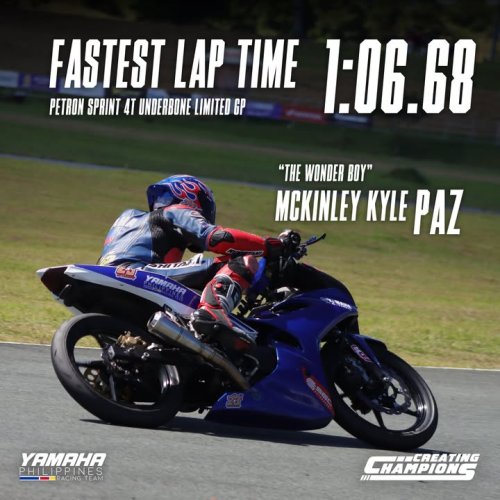 Carousel post from Yamaha Racing Philippines.