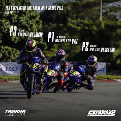 Photo post from Yamaha Racing Philippines.