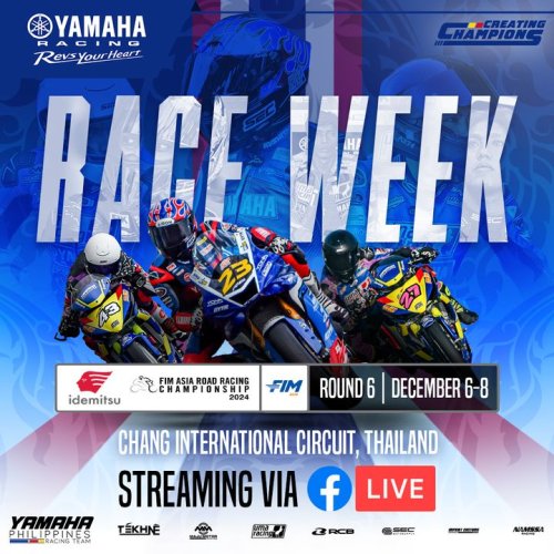 Photo post from Yamaha Racing Philippines.