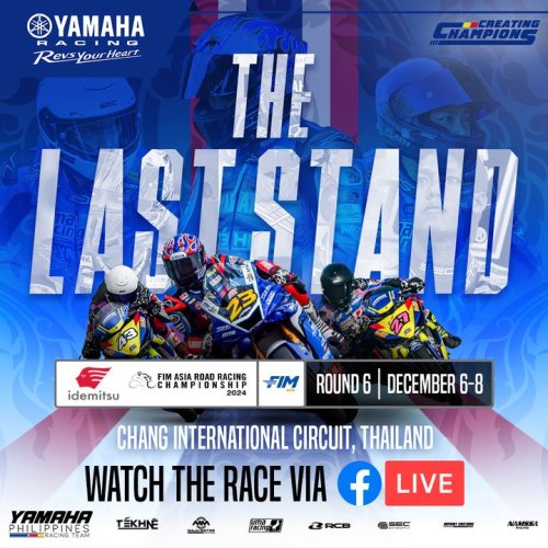 Photo post from Yamaha Racing Philippines.