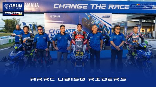 Photo post from Yamaha Racing Philippines.