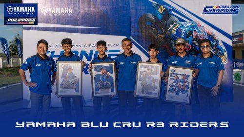 Photo post from Yamaha Racing Philippines.