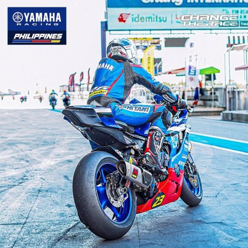 Carousel post from Yamaha Racing Philippines.