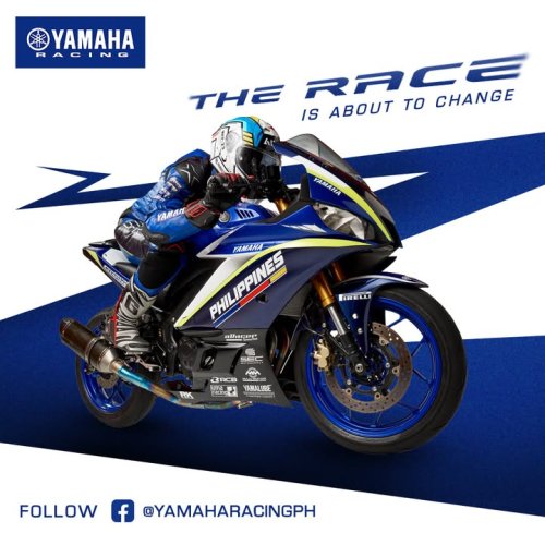 Photo post from Yamaha Racing Philippines.