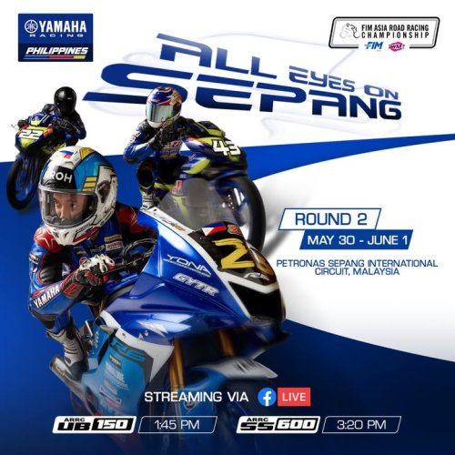 Photo post from Yamaha Racing Philippines.