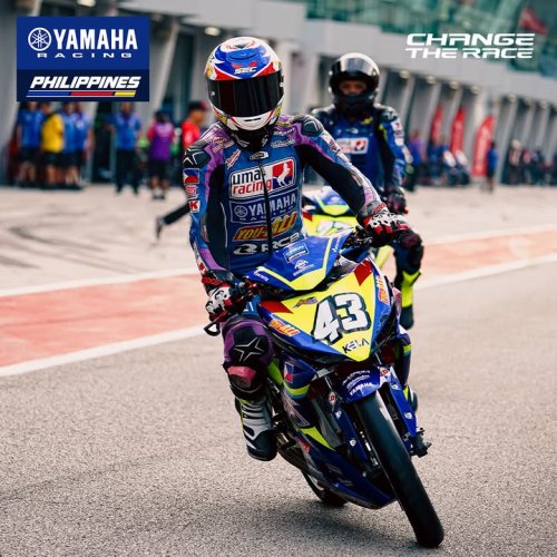 Carousel post from Yamaha Racing Philippines.